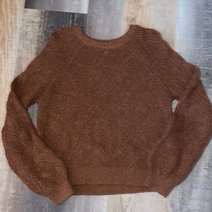 Girls brown sweater